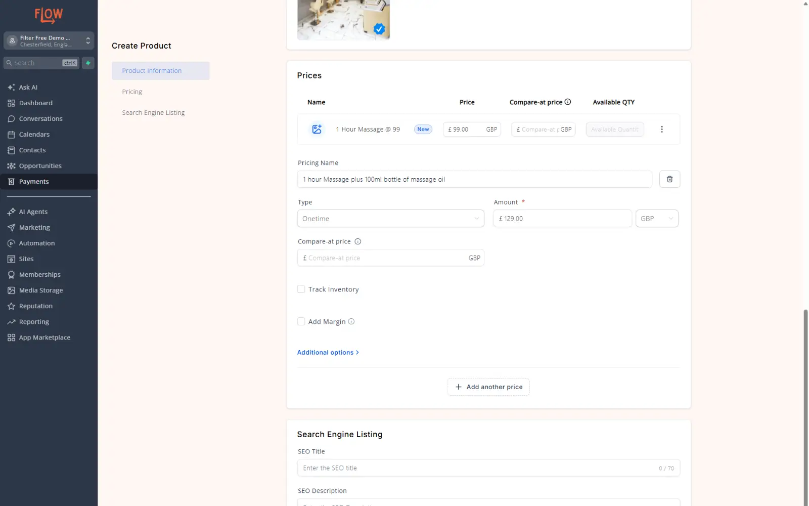 Flow product pricing Flow product pricing